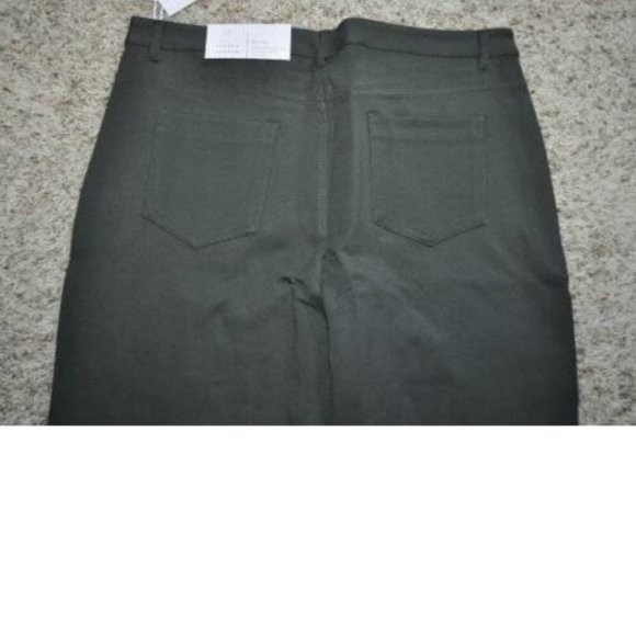 Womens Leggings Pants 18 Peat Curve Hugging Elastic Waist Ankle Lauren Conrad - Picture 5 of 5